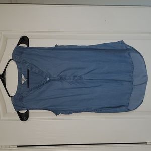 Crown and Ivy denim top